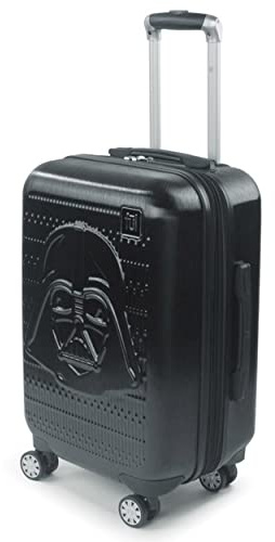 Ful Star Wars Darth Vader Rollgepäck, geprägter Hartschalenkoffer mit Rollen, Schwarz, 55.8 cm, Star Wars Darth Vader Rollgepäck, geprägter Hartschalenkoffer mit Rollen