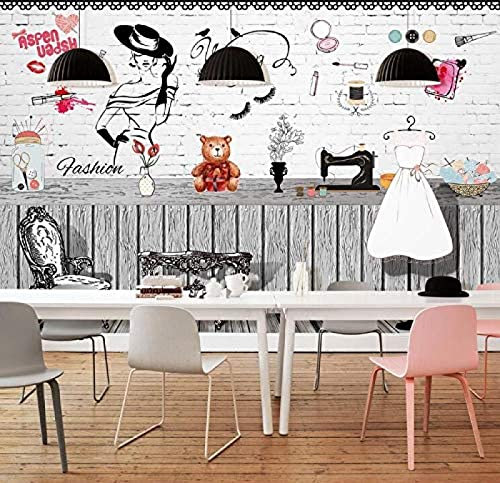 Máquina De Coser 3D Tv Pared Pintado Papel Tapiz De 3D Decoración Dormitorio Fotomural Sala Mural-430cm×300cm