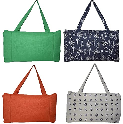 cosedacasa Borsa Cuscino poggiatesta Imbottito stuoia Ricambio per Lettino Sdraio Spiaggia Mare materassino Piscina cm 135x58-arancio