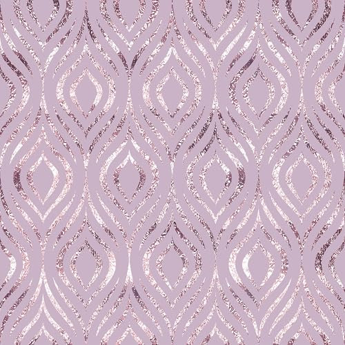 ReWallpaper Geometric Wallpaper Pink Wallpaper for Girls Bedroom Sticky Back Vinyl for Hallway Bathroom Wall Paper Waterproof Contact Paper Self Adhesive Patterned Diamond 44.5cm×3m