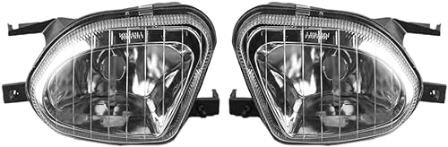 RUIHAHA Auto Nebelscheinwerfer für Benz W211 2003-2006 E200 E220 E240 E280 E300 E320 E350 E420 E500 A2118201156, Auto Links Rechts Vorne Stoßstange Tagfahrlicht Nebelscheinwerfer Montage,1 Pair