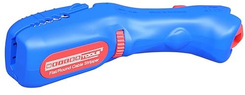 WEICON Tools Flat and Round Cable Stripper, for Stripping The Outer Insulation of Flat Cables up to 18 mm & Round Cables 6-13 mm, Wire Stripping Function