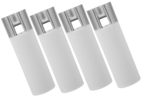 Warmhm Jalousie Zugschnur Knopf Zugschnur Ende Kunststoff Zuggewicht 4 Stück Fensterrollo Zubehör Mattierte Griffe Weiches Garn Vertikal Jalousie Kordelgewichte Geeignet für Verschiedene Vorhänge