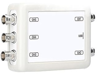 Osciloscopios de laboratorio Osciloscopio Virtual 5 Canales 150 KHz Frecuencia De Muestreo Grabadora De Almacenamiento De Datos Análisis De Espectro Osciloscopio USB, Medición precisa(ET602 USB WIFI)