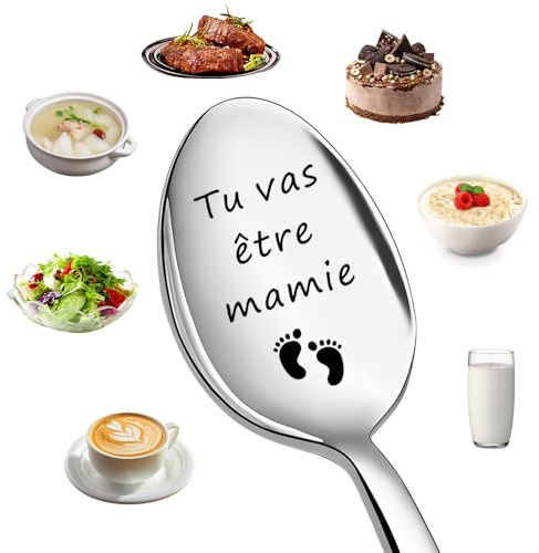 Cadeau Pour Futur Mamie Cadeau Tu Vas Être Mamie Pour Futur Grand-Mère Cuillère À Café Pour Futur Mémé Cadeaux Future Grand-Mère Cadeau Nouvelle Mamie Cadeau Annonce Grossesse Grand-Mère Cadeaux Noël