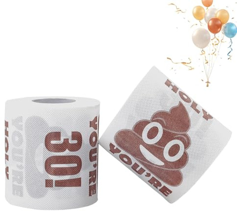 Dryxog 2 Stück Klopapier Einzigartiges Softkammer System, Toilettenpapier Sanft und Zuverlässig, Toilet Paper Scherzartikel, Wc Papier Geburtstag für Frauen Männer Geeignet Geburtstage Zuhause
