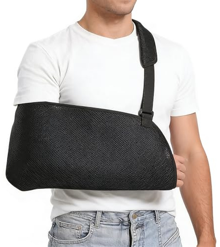 Tarqite Universal Arm Sling for Shoulder Injury, Adjustable Arm Sling Shoulder Support, Dislocated Shoulder Support Brace for Broken Wrist Shoulder Immobilizer for Left and Right
