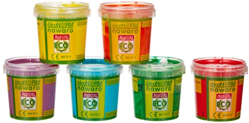 Unbekannt No Name Fingerfarben nawaro, 6er Set Einhorn 79605, 150 g Pack, 150 g (6er Pack)