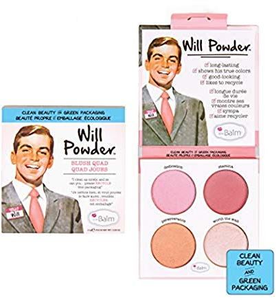 The Balm Will Powder Blush Quad Rouge 30 g