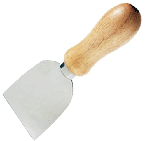 Hongu Coltello da Formaggio in Acciaio Inox con Manico in Legno, Coltellini per Formaggi, Mini Coltello da Formaggio, per Insalata di Formaggi da Dessert (Campana)