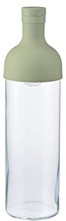 HARIO Cold Brew Tea Wine Bottle, 750ml, Smoky Green