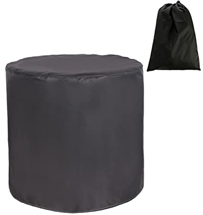 YSUEFIJO Abdeckung für Gartenmöbel 380x150cm, Wasserdicht Abdeckplane Gartenmöbel, UV-beständig 420D Oxford Gewebe Schutzhülle, Abdeckhaube Gartenmöbel Rund, für den Innen- und Außenbereich