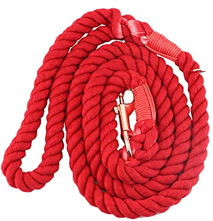 Hundeleine Trainingsleine für Kleine Mittlere Große Hunde Schleppleine für Hunde Starke Hundeleine mit Bequemen Gepolsterter Griff,Orange,120cm