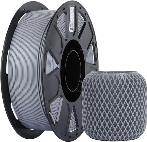 Creality Ender PLA Filament für 3D-Drucker, 1,75mm 3D Druck Filament, 1kg Spule, Ohne Verstopfung und Verformung, Maßgenauigkeit +/- 0,02mm, passend für die meisten FDM 3D Drucker, Grau