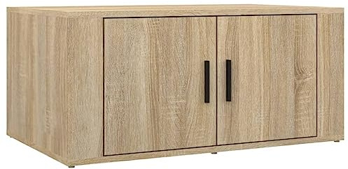 vidaXL Couchtisch Beistelltisch Wohnzimmertisch Sofatisch Teetisch Kaffeetisch Tisch Wohnzimmer Sonoma-Eiche 80x50x36cm Holzwerkstoff