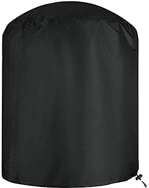 ICDKOYK Rund bordsöverdrag Trädgårdsmöbler Grillöverdrag Utomhusset Överdrag, Utomhusugnsöverdrag, ugnsfat Grillgrill, Svart, 70x70 cm
