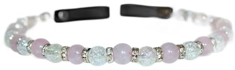 Stirnriemen mit Perlen und Strass (Full/WB)