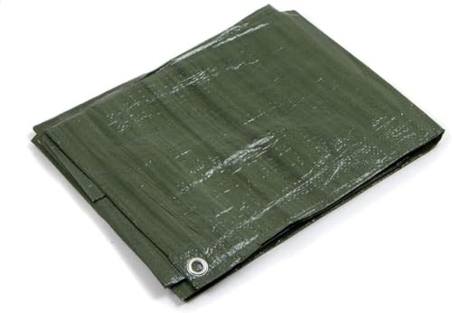 Kippen 6082A – Abdeckplane mit Ösen, zweifarbig, Grammatur 90 g/m², Größe 1,5 x 2 (3 m²)