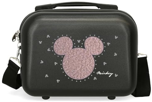 Disney Mickey-Stücke, anpassbar, Schwarz, 29 x 21 x 15 cm, starr, ABS, 9,14 l, 0,8 kg, Schwarz, Brauchen anpassbar