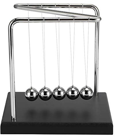 LetCart Newtons Cradle Balance Balls, Pädagogische Physik Wissenschaft Swinging Ball Newtons Wiege Pendel, magnetische Kugeln für Home Office Desk Dekoration