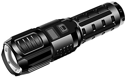 CXAPRDSH LED Flashlight, Powerful 2200 High Lumens Flashlights with 5 Modes, Zoomable, Water Resistant Flash Light for Camping, Outdoor, Emergency, Hiking