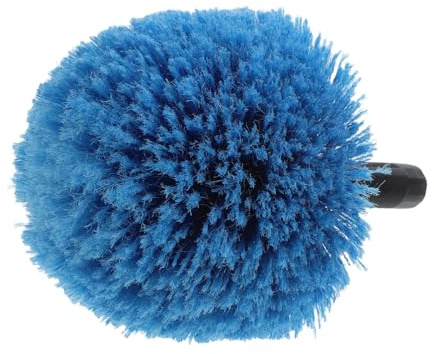 Spazzola per Ragnatele Testa Sferica Blu in PP e Nailon | Braccio Flessibile e Leggero, Arriva negli Angoli Alti e Rimuove Ragnatele, per Ufficio e Negozio