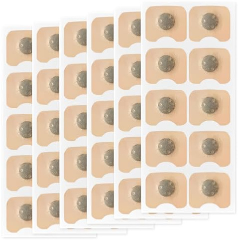 60 Pcs Magnetic Nose Strip, Breathing Nasal Strip, Anti-snoring Sleeping Nose Strips, Intake Breathing Nose Strips, Sleep Aid Nose Strips Suitable for Men Women at Home,Business Trips,Trave (Silver)