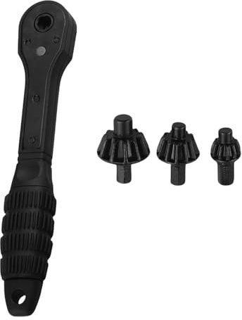 Chiave inglese multifunzione pratica risparmio di lavoro 2 in 1 trapano Chucks acciaio chiave in metallo nero cricchetto wrench trapano chuck