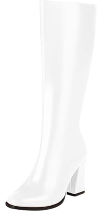 Stivali Invernali,Stivali Pioggia Donna,Moda Stivaletti Invernali Traforati Neri Stivali Texani con Tacco Cowboy Scarpe Stivaletti Texani Traforati Stivaletto