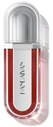 Tinted Lip Gloss, Mirror-Like High Shine Lip Tint Makeup, Moisturising & Nourishing Lip Oil with Non-Sticky Finish (# 05)