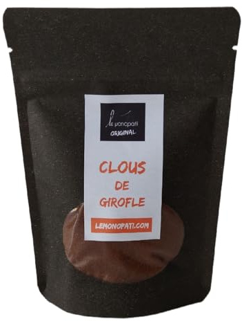 Clous de Girofle en Poudre Le Monopati Original 15g | Origine Madagascar | Épice 100% Naturelle pour Cuisine, Infusions, Recettes Sucrées & Salées