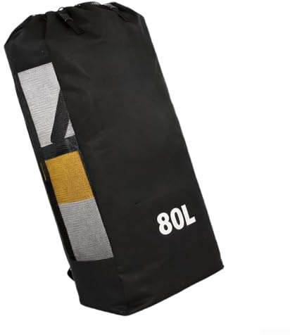 Atmungsaktiver Netz-Paddelboard-Rucksack, 80 l, leicht | Gitter-Mesh-Rückenteil, verbesserte Luftzirkulation, reduziert Schweiß, 80 l Volumen, passend für Boards bis zu 380 cm