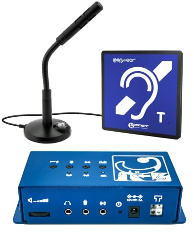 Geemarc WalLOOP Pack - Feste magnetische Induktionsschleife für öffentliche Einrichtungen - Macht Schalter und Empfangsbereiche für Hörgeschädigte zugänglich