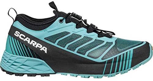 SCARPA Ribelle Run Wmn, Trail Running Donna, Verde Acqua/Nero (Arsfw Speed Force), 41.5 EU