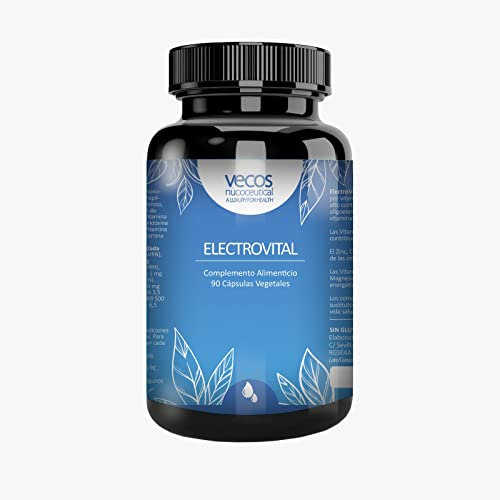 Sales Minerales para Deporte Vecos | Electrolitos Sin Azucar y Sin Gluten | Ideal para Personas con Alta Sudoración | Gran Concentración de Principios Activos | 90 Cápsulas