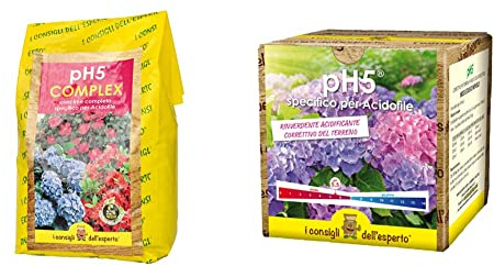 I Consigli dell'Esperto Concime Organominerale Specifico per Acidofile, 1.5 kg & Correttivo per Il Terreno a Base di Zolfo 50% Rinverdente, 0.7 kg