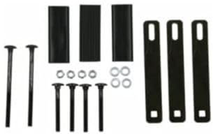 Peruzzo Kit Fissaggio, PORTABICI Unisex Adulto, Nero, Standard