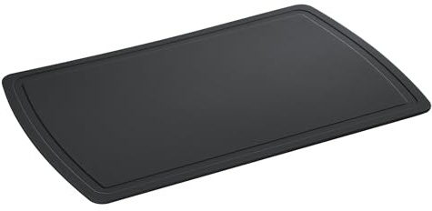 Zassenhaus Premium Line - Tappetino da taglio in poliuretano, nero, 42 x 27,5 cm, flessibile, indeformabile, resistente a temperature fino a 150 °C, robusto per qualsiasi lavoro in cucina, lavabile in