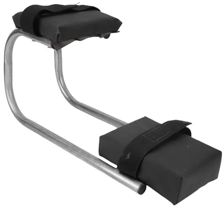 ZJchao Garten-Kniehocker, Kniebank-Sitz für die Gartenarbeit, Ergonomischer Kniestuhl mit Weicher Polsterung, 137 Kg Tragkraft für Gartenarbeiten auf Dem Bauernhof (BLACK)