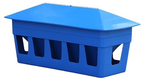 Zkydhbd Alimentador de palomas de alta eficiencia que proporciona dispensación automática de alimentación para múltiples usos de aves y capacidad de 7 libras