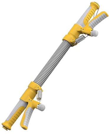 Ejercitador de Brazo 2 en 1 - Dispositivo de Entrenamiento de Pecho con Pinza de Mano 52 x 12 cm, Refuerzo de Resistencia Ajustable | Equipo de Fitness para la Parte del Cuerpo, Herramienta