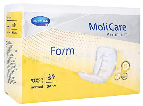 Hartmann Inkontinenzvorlagen MoliCare Premium Form, Inkontinenz Slip Einlagen Binden, normal, 30 St
