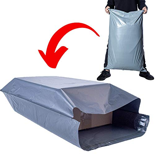 Große Versandtaschen, extra stark, grau, 61 x 91,4 cm