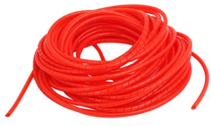 Aexit 3mm Durchmesser. Flexibles Spiralschlauch-Kabel-Wire-Wrap-Computer verwalten Kabel rot 10 Meter Länge (ec1d00018e23b73a475590c655991433)