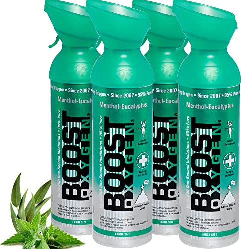 Rent syre på burk – MENTHOL EUCALYPTUS, 20L av 95% rent syre i bärbara 9L-burkar, vilket ger över 400 inandningar. Förbättrar Uthålligheten, den Mentala Skärpan och Prestationsförmågan