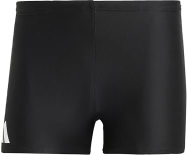 adidas Homme Solid Swim Boxers, Black/White, L-XL