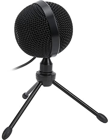 Microfono Omnidirezionale, Microfono a Condensatore da Tavolo per l'insegnamento Online per il Doppiaggio per il Podcasting per la Registrazione