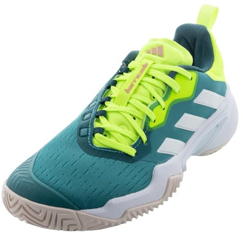 adidas Women's Barricade Tennis Shoes, Green, 6 UK