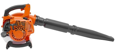 2-Stroke Handheld Leaf Blower, Gas Powered Leaf Blower 25.4cc Gasoline Grass Sweeper Handheld Petrol Blower Powerful Clearing Blower for Lawn Care, Snow Blowing & Yard Cleaning(Orange)