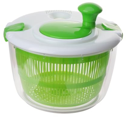CIYODO Essoreuse à Salade Manuelle Pour Légumes Et Fruits Déshydrateur De Salade Pratique Accessoire De Cuisine Pour Laver Et Essorer